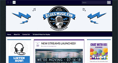 Desktop Screenshot of bluesmusicfanradio.com