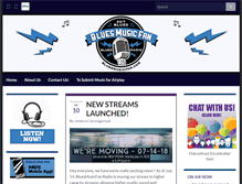 Tablet Screenshot of bluesmusicfanradio.com